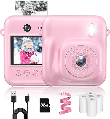 Fulealfly DC506 Kids Camera Instant Print 48MP