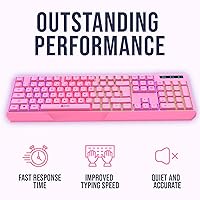KLIM Chroma Pink Wireless Keyboard — image 4