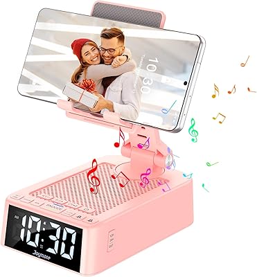 Joymate Bluetooth Speaker Phone Stand with Clock