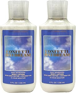 Bath and Body Works Confetti Daydream Super Smooth Body Lotion 8oz 2-Pack Review