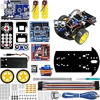 LAFVIN Smart Robot Car 2WD Chassis Kit with Ultrasonic Module R3 Board — image 1