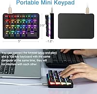 Koolertron One-Handed Macro Mechanical Keyboard — image 2