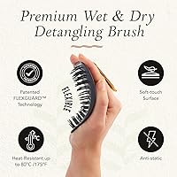 Manta Original Anti-Breakage Hairbrush – Black-Gold — image 4