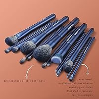 EIGSHOW Professional Makeup Brush Set - 15 Piece, Blue — image 3