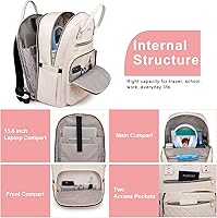 YAMTION 17 Inch Backpack for Women and Teen Girls — image 4