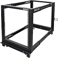 StarTech.com 12U Open Frame Server Rack & 8 Outlet Rack Mount PDU — image 2