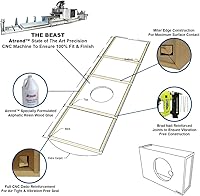 Atrend 10DQV 10” Dual Vented Subwoofer Enclosure — image 6