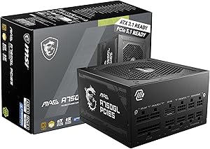 MSI MAG A750GL PCIE5 750W Power Supply Review