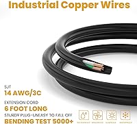 CFMASTER 12-Outlet Long Power Strip Surge Protector — image 5