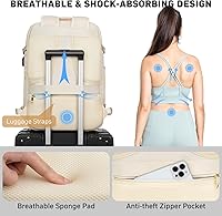 MOMUVO Travel Backpack 17.3 Inch with USB Charging Port — image 4