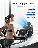 Koonie 10000mAh Rechargeable Portable Clip-on Fan — image 5