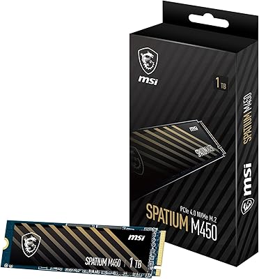 MSI SPATIUM M450 1TB PCIe 4.0 NVMe SSD
