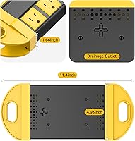 CCCEI Outdoor Power Strip with 8 Outlets, 15FT Extension Cord, Waterproof, Surge Protector — image 7