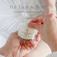 White Sparrow Farmacy Organic Grass Fed Tallow Balm (Unscented) 2.0 oz — image 2