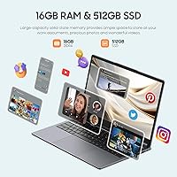 EYY Yoga 3200U 2-in-1 Laptop, 16GB RAM, 512GB SSD, 15.6″ FHD — image 5