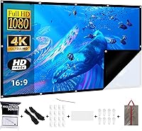 VerCorkin 120 Inch Black Backing Projection Screen — image 1