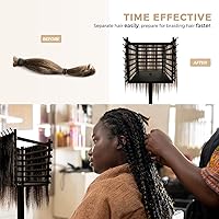 ORA SHOP Braiding Hair Rack, Wooden Hair Extension Holder — image 3