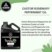 Naturevibe Botanicals Castor Oil with Rosemary and Peppermint Oil 32oz — image 3