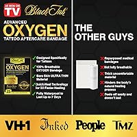 BLACK INK Oxygen Breathable Second Skin Tattoo Aftercare Bandage 25-Pack — image 6