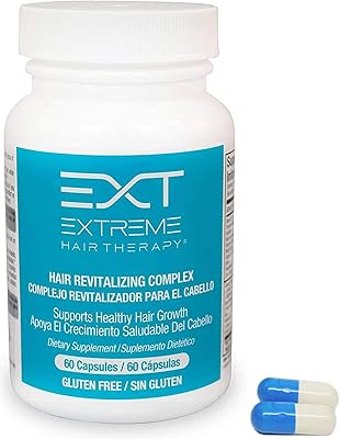 EXT Hair Loss Supplements with Biotin, 60 Capsules