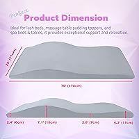 XOLLOZ Lash Bed Topper 28″ Gray — image 4
