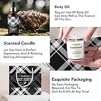 PEARLWORLD 12Pcs Men's Spa Gift Set - Cedarwood Bath & Body Care Kit — image 4