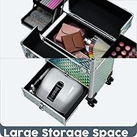 Hododou Blue Rolling Makeup Case with Drawer — image 5