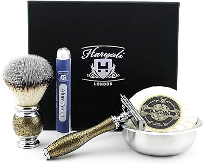 Haryali London Vintage Style Men's Shaving & Grooming Set