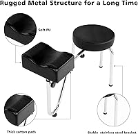 Ejoyous Pedicure Stool with Footrest — image 5