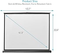 Pyle PRJTP53 50-inch Portable Projector Screen — image 2