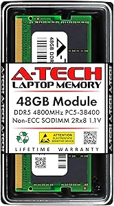 A-Tech 48GB DDR5 4800MHz SODIMM RAM