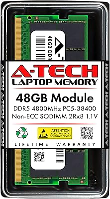 A-Tech 48GB DDR5 4800MHz SODIMM RAM