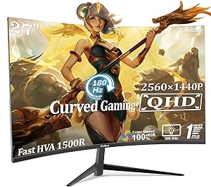 GreBear 27-Inch 180Hz Curved Gaming Monitor Review