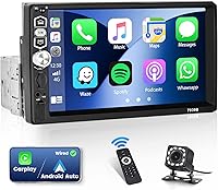 Mantian 7 Inch CarPlay Single Din Touchscreen Car Radio — image 1