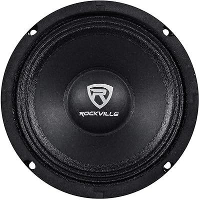 Rockville RM68PRO 6.5” Midrange Car Speaker, 200W