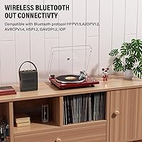 DIGITNOW Belt Drive Turntable with Bluetooth and USB Output — image 5