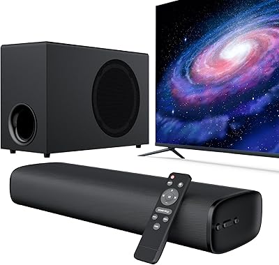 Vibeadio TV Soundbar with Subwoofer