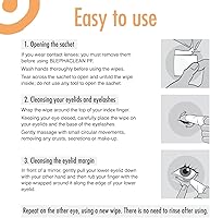 Blephaclean Sterile Eyelid Wipes, 60 Count — image 6