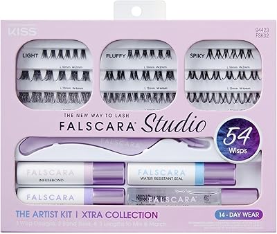 FALSCARA STUDIO Lash Extension Kit, Medium Volume, 10mm-14mm