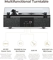 Qlearsoul ONE-S Vinyl Record Player with Bluetooth — image 6