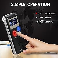 YOXIJAC 8GB Digital Voice Recorder — image 3
