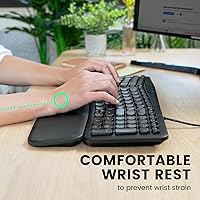 Perixx PERIBOARD-536B Wired Ergonomic Compact Keyboard — image 7