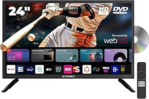 Audiobox 32-Inch Smart TV with Built-In DVD Player
