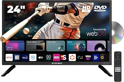 Audiobox 32-Inch Smart TV with Built-In DVD Player