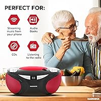 Magnavox MD6949 Portable CD Boombox with Bluetooth — image 8