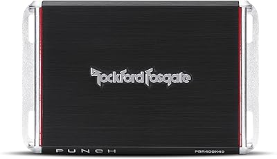 Rockford Fosgate Punch PBR400X4D 400-Watt 4-Channel Amplifier