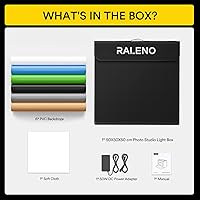 RALENO 20x20-Inch Photo Studio Light Box — image 9