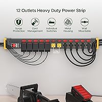 Green Box Innovations 12-Outlet Power Strip with Surge Protection — image 5