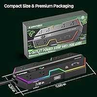 Green Box Innovations 4000J Surge Protector Power Strip with USB Ports — image 6