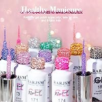 RARJSM Reflective Glitter Nail Art Gel Liner Set 12 Colors 5mL — image 2